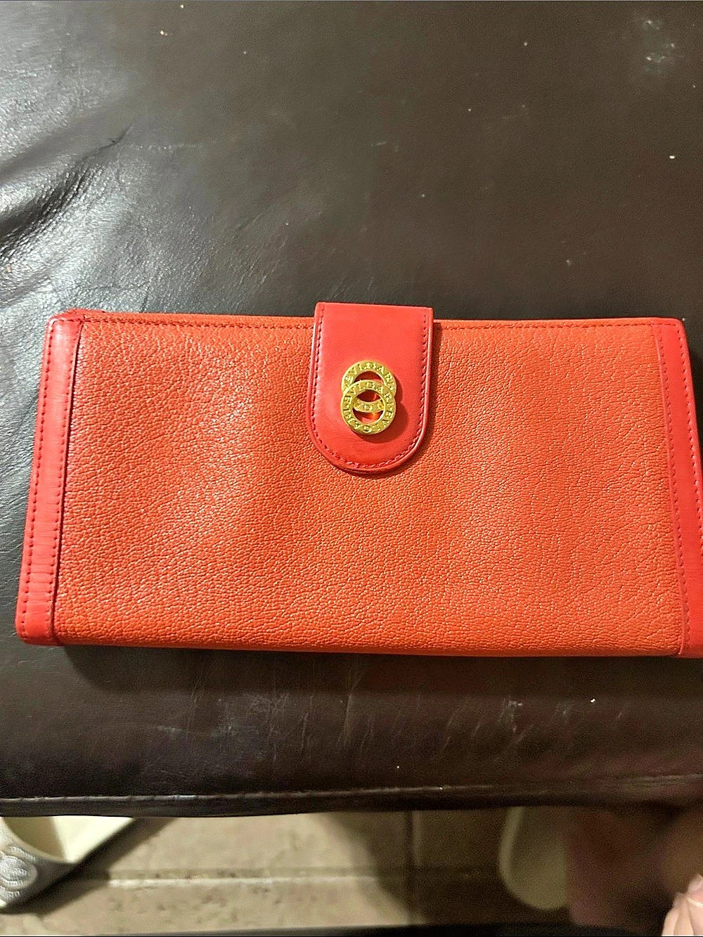 Bvlgari Wallet Orange